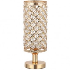 Πορτατίφ με ντουί E27 230V Μεταλλικό Χρυσαφί με Κρύσταλλα 955NORTH1T/GD